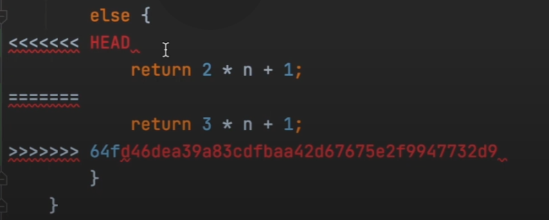 merge conflict