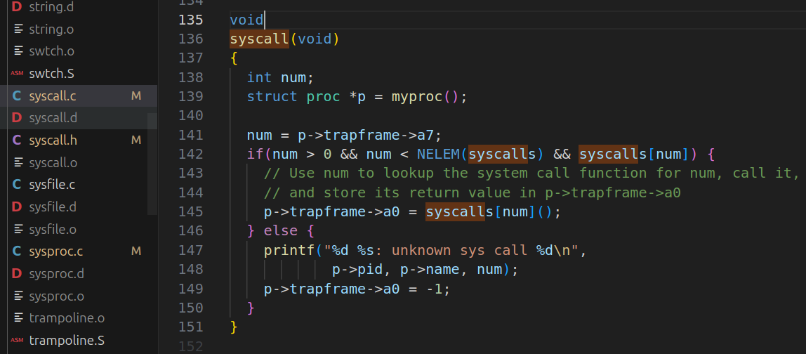 syscall