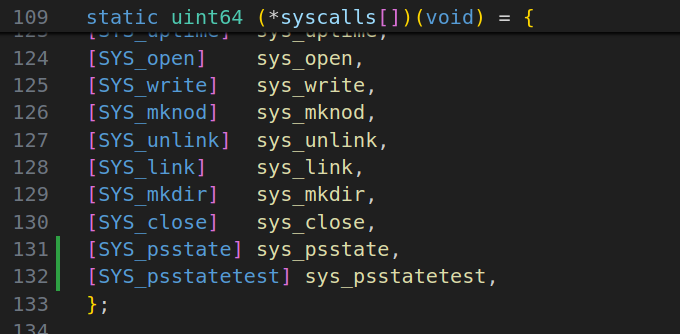 syscalls表
